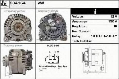 EDR 934164 - Alternator car-mod.net