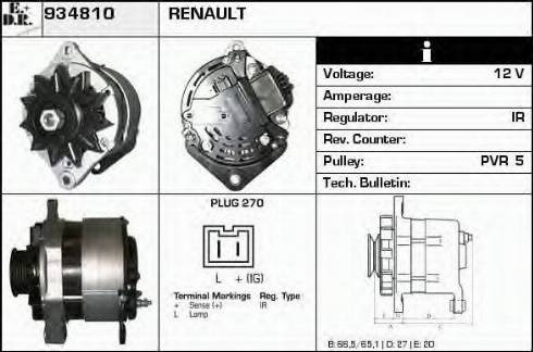 EDR 934810 - Alternator car-mod.net