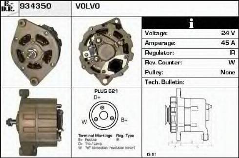EDR 934350 - Alternator car-mod.net