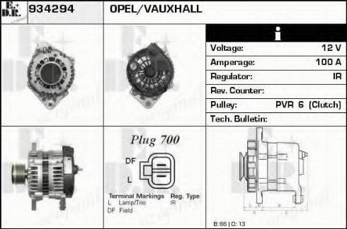 EDR 934294 - Alternator car-mod.net