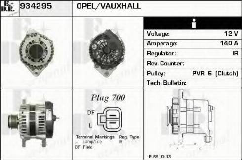 EDR 934295 - Alternator car-mod.net