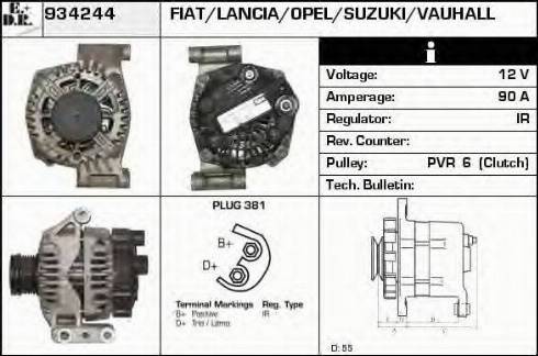 EDR 934244 - Alternator car-mod.net