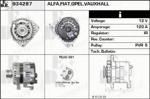 EDR 934287 - Alternator car-mod.net