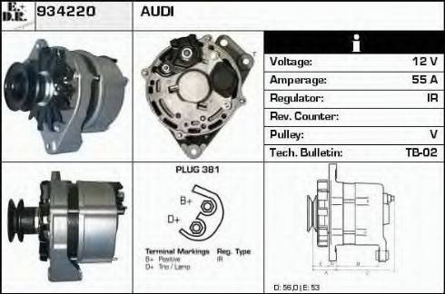 EDR 934220 - Alternator car-mod.net