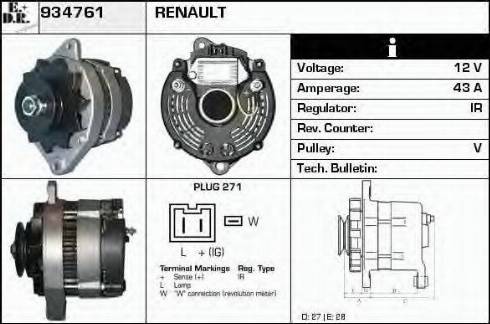 EDR 934761 - Alternator car-mod.net