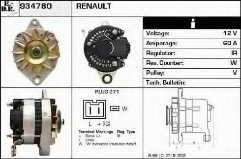 EDR 934780 - Alternator car-mod.net