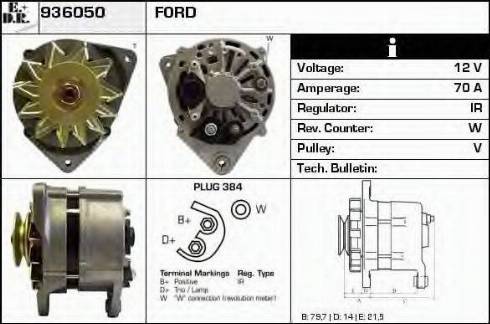 EDR 936050 - Alternator car-mod.net