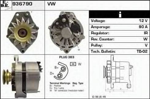 EDR 936790 - Alternator car-mod.net