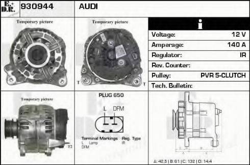 EDR 930944 - Alternator car-mod.net