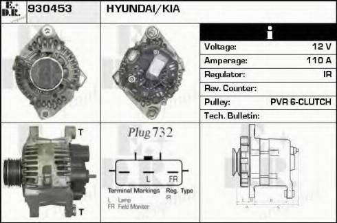EDR 930453 - Alternator car-mod.net