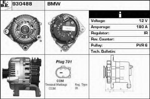 EDR 930488 - Alternator car-mod.net