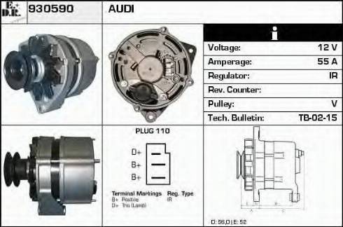 EDR 930590 - Alternator car-mod.net