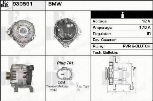 EDR 930591 - Alternator car-mod.net