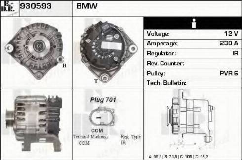 EDR 930593 - Alternator car-mod.net