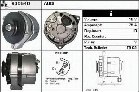 EDR 930540 - Alternator car-mod.net