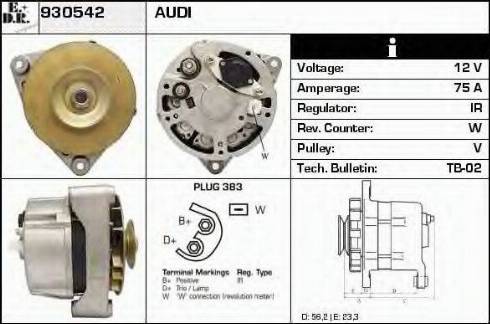 EDR 930542 - Alternator car-mod.net