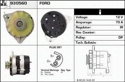 EDR 930560 - Alternator car-mod.net