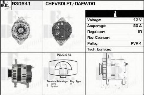 EDR 930641 - Alternator car-mod.net