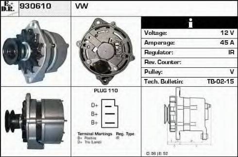 EDR 930610 - Alternator car-mod.net
