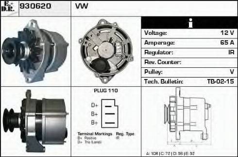 EDR 930620 - Alternator car-mod.net