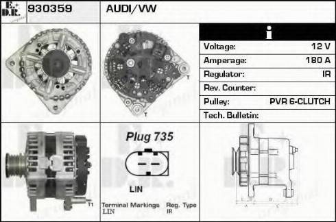 EDR 930359 - Alternator car-mod.net
