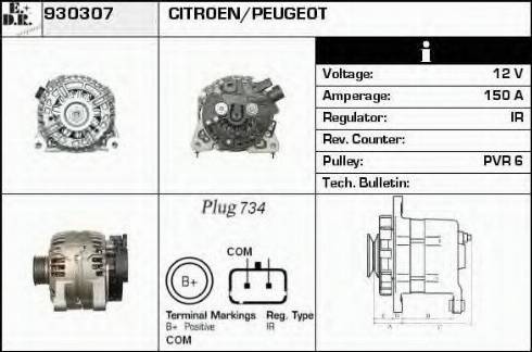 EDR 930307 - Alternator car-mod.net