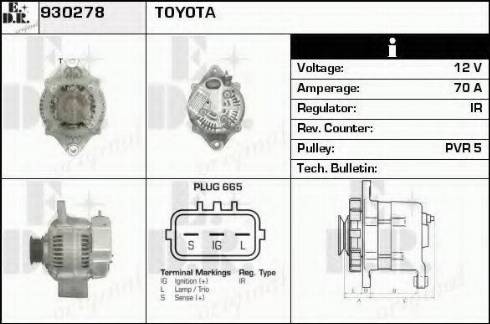 EDR 930278 - Alternator car-mod.net