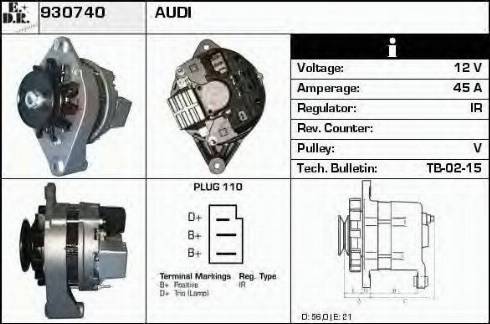 EDR 930740 - Alternator car-mod.net