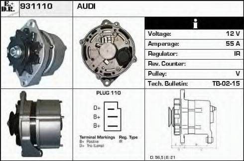 EDR 931110 - Alternator car-mod.net