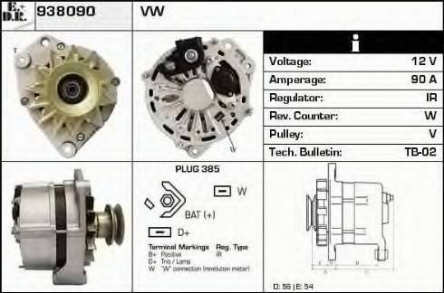 EDR 938090 - Alternator car-mod.net
