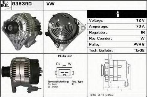 EDR 938390 - Alternator car-mod.net