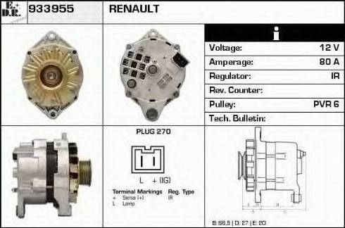 EDR 933955 - Alternator car-mod.net