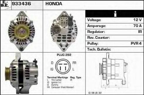 EDR 933436 - Alternator car-mod.net