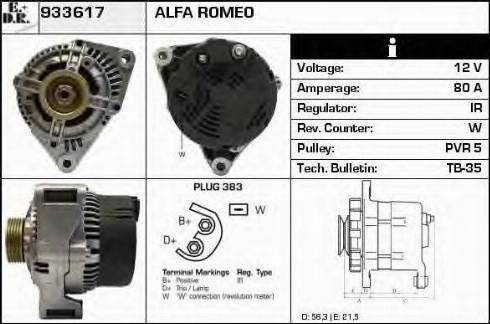 EDR 933617 - Alternator car-mod.net