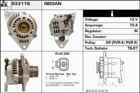 EDR 933116 - Alternator car-mod.net