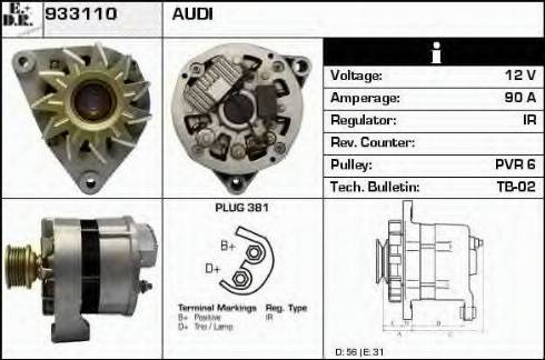 EDR 933110 - Alternator car-mod.net