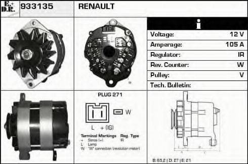 EDR 933135 - Alternator car-mod.net