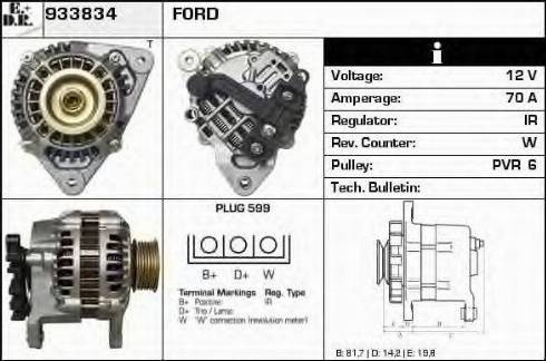 EDR 933834 - Alternator car-mod.net