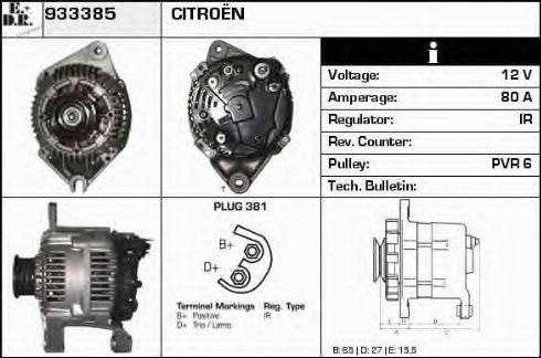 EDR 933385 - Alternator car-mod.net