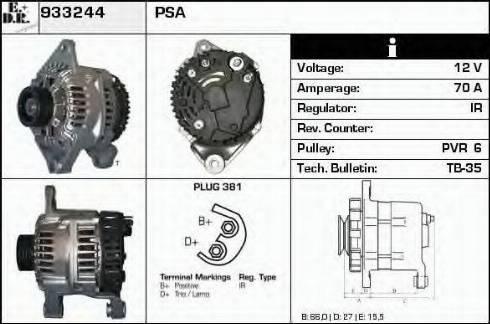 EDR 933244 - Alternator car-mod.net