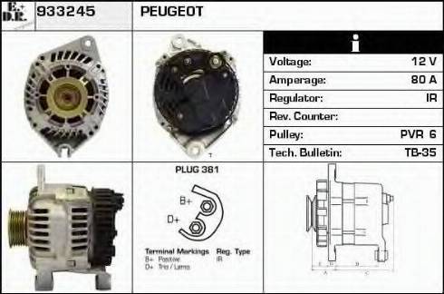 EDR 933245 - Alternator car-mod.net