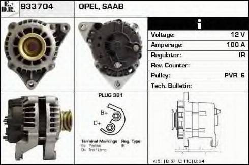 EDR 933704 - Alternator car-mod.net