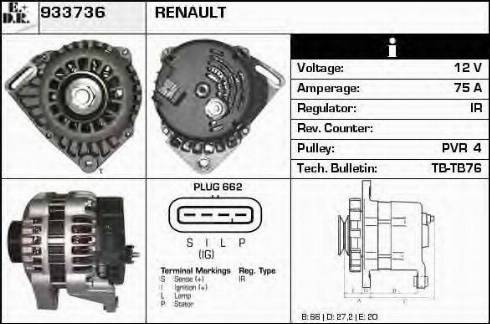 EDR 933736 - Alternator car-mod.net