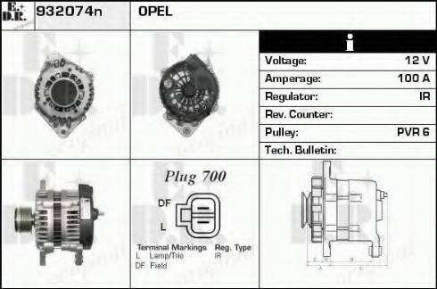 EDR 932074N - Alternator car-mod.net