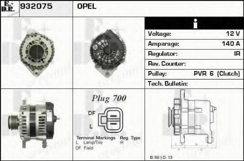 EDR 932075 - Alternator car-mod.net