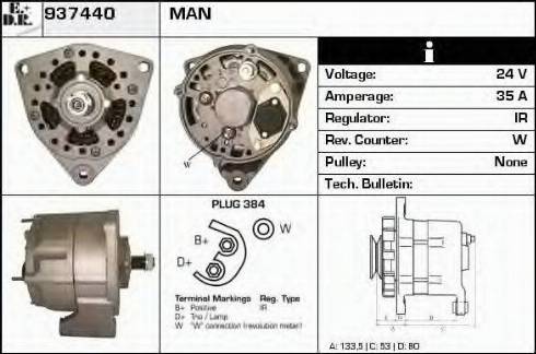 EDR 937440 - Alternator car-mod.net