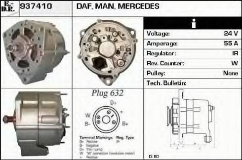 EDR 937410 - Alternator car-mod.net
