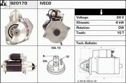 EDR 920170 - Starter car-mod.net