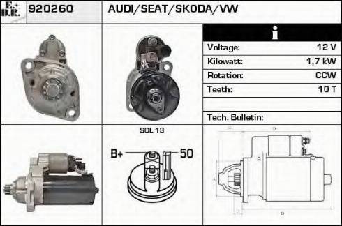 EDR 920260 - Starter car-mod.net