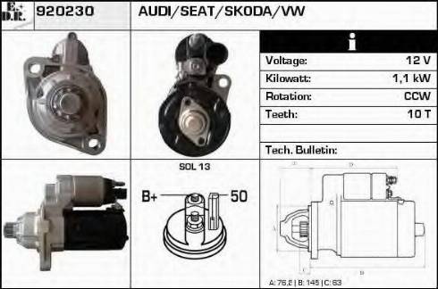 EDR 920230 - Starter car-mod.net